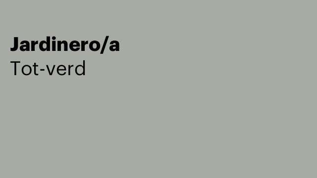 Jardinero/a