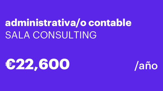 administrativa/o contable
