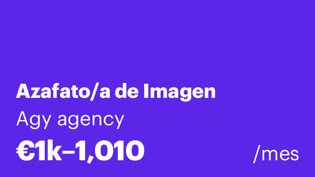 Azafato/a de Imagen
