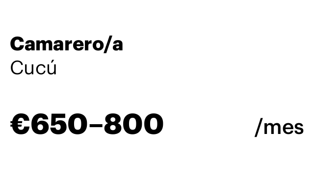 Camarero/a