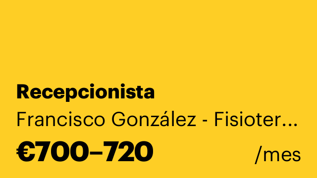 Recepcionista