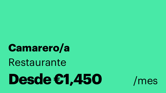 Camarero/a