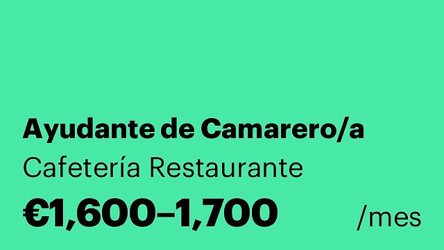 Ayudante de Camarero/a