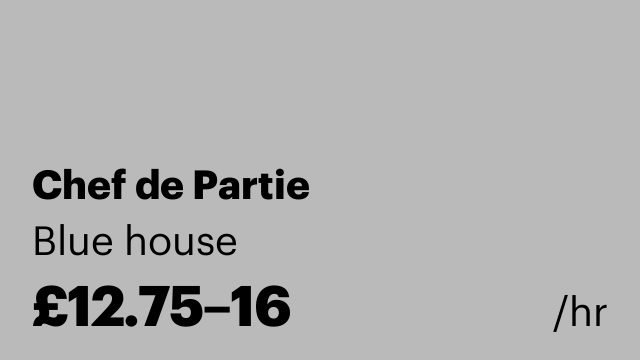 Chef de Partie