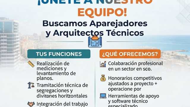 Aparejador / Arquitecto Técnico, en la zona de MOTRIL (Granada)