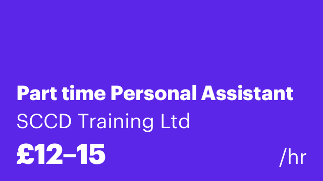 Part time Personal Assistant