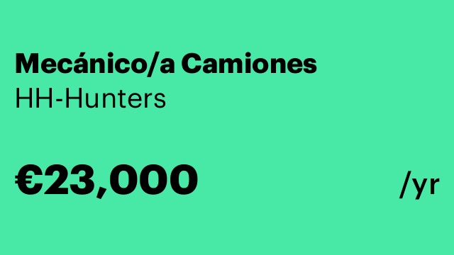 Mecánico/a Camiones