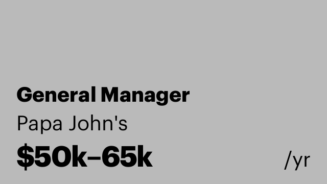 General Manager