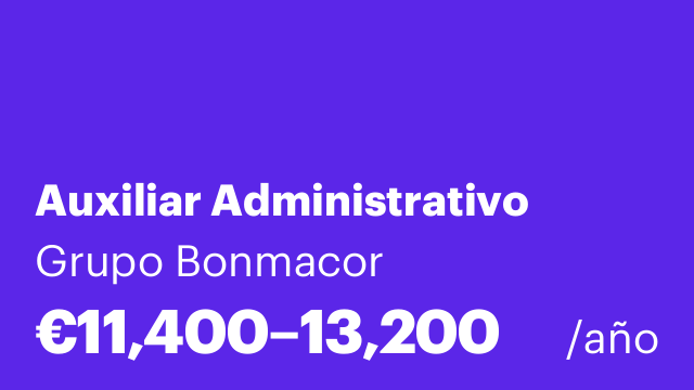 Auxiliar Administrativo