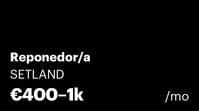 Reponedor/a