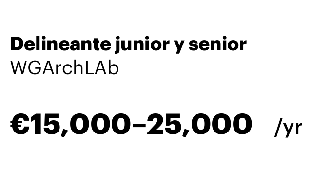 Delineante junior y senior