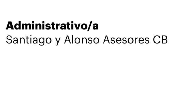 Administrativo/a