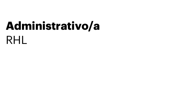 Administrativo/a