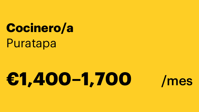 Cocinero/a