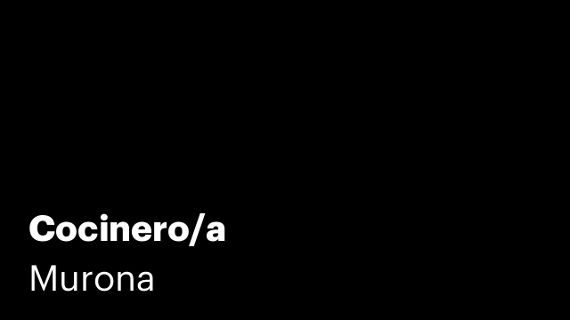 Cocinero/a