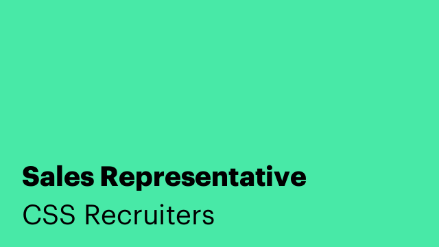 Sales Representative