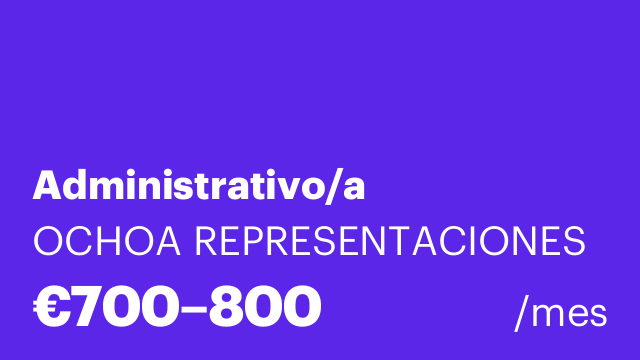 Administrativo/a