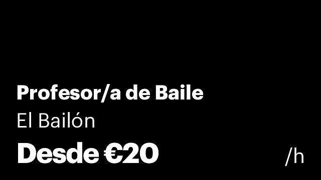 Profesor/a de Baile