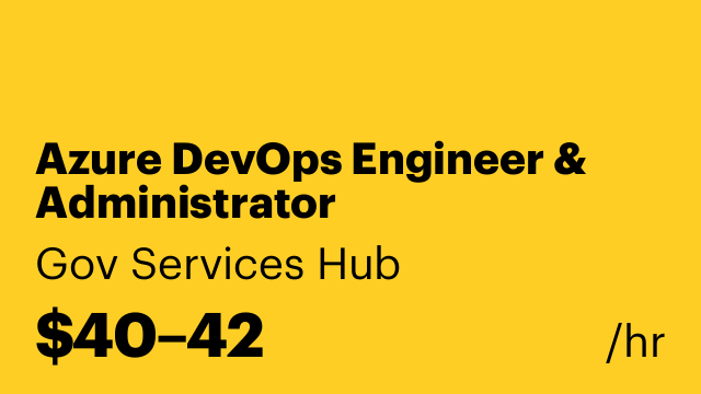 Azure DevOps Engineer & Administrator