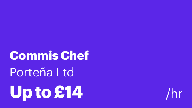Commis Chef