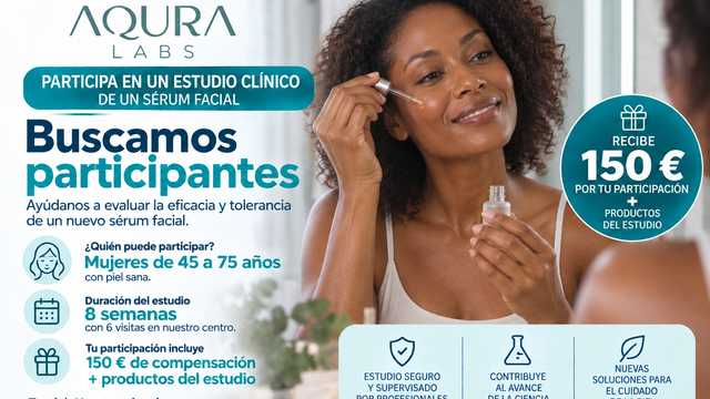 Participante estudio cosmético 150€ recompensa!