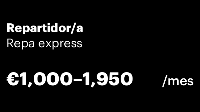 Repartidor/a