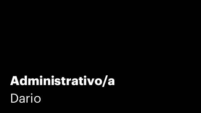 Administrativo/a