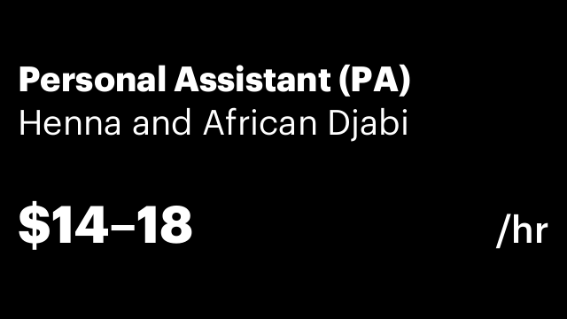 Personal Assistant (PA)