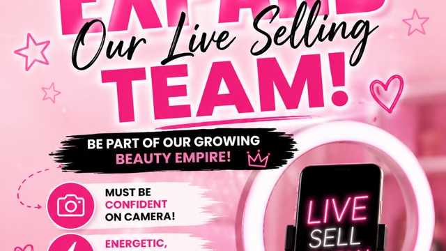 Beauty live seller on TikTok